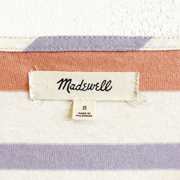 Madewell Ruffle-Sleeve Top in Fairhaven Stripe - Picture 6 of 10